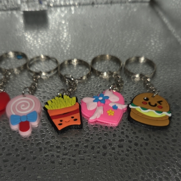 Colorful Cartoon Keychain Set - Picture 3 of 5